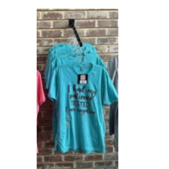 T-Shirt "I had my Patience Tested I am Negative." NWT Small or Medium - Picture 3 of 5